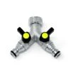 Garden Tap Splitter Quick Connect Outlets