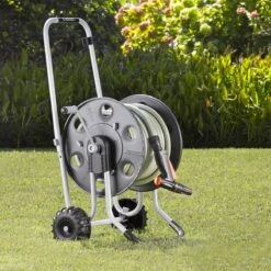 Claber Metal 60 Hose Reel - 8891 -Silverlines Equipment Store claber hose reels claber metal 60 hose reel 8891 32624649142438