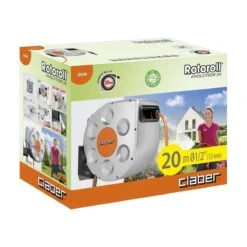 Claber Rotoroll Evolution 20M Automatic Hose Reel - 8696 -Silverlines Equipment Store claber hose reels claber rotoroll evolution 20m automatic hose reel 8696 32625121231014