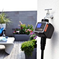 Claber Tempo Hybrid Solar Water Timer - 8487 -Silverlines Equipment Store claber water timer claber tempo hybrid solar water timer 8487 32625235951782