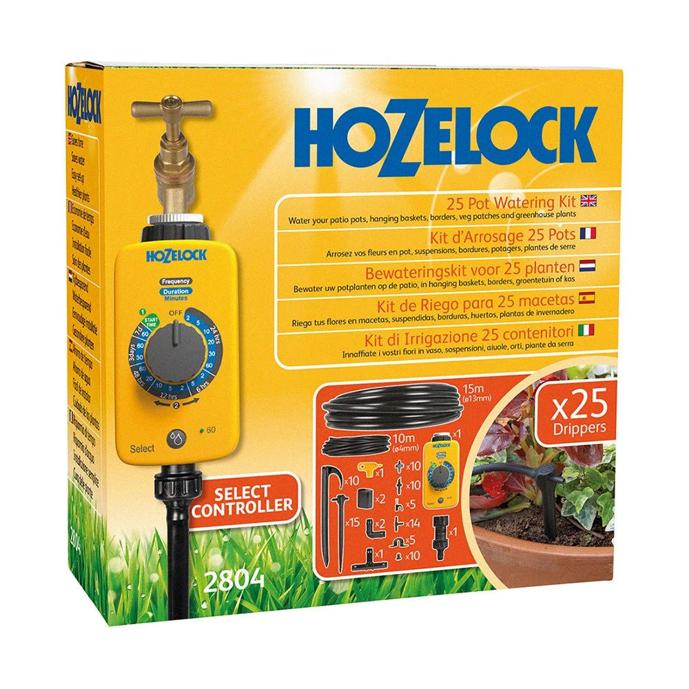 Hozelock Pro 25 Pot Automatic Watering Kit - 2804 3 Hozelock Pro 25 Pot Automatic Watering Kit - 2804