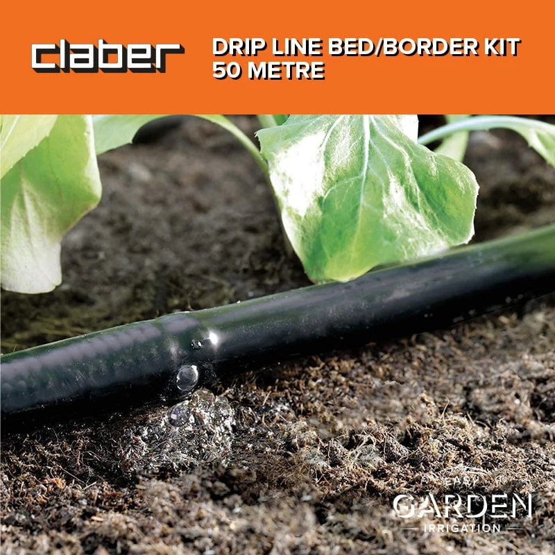 Claber Drip Line Bed/Border Irrigation Kit - 50 Metre 3 Claber Drip Line Bed/Border Irrigation Kit - 50 Metre