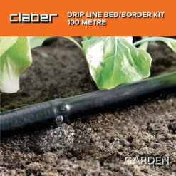 Claber Drip Line Bed/Border Irrigation Kit - 100 Metre