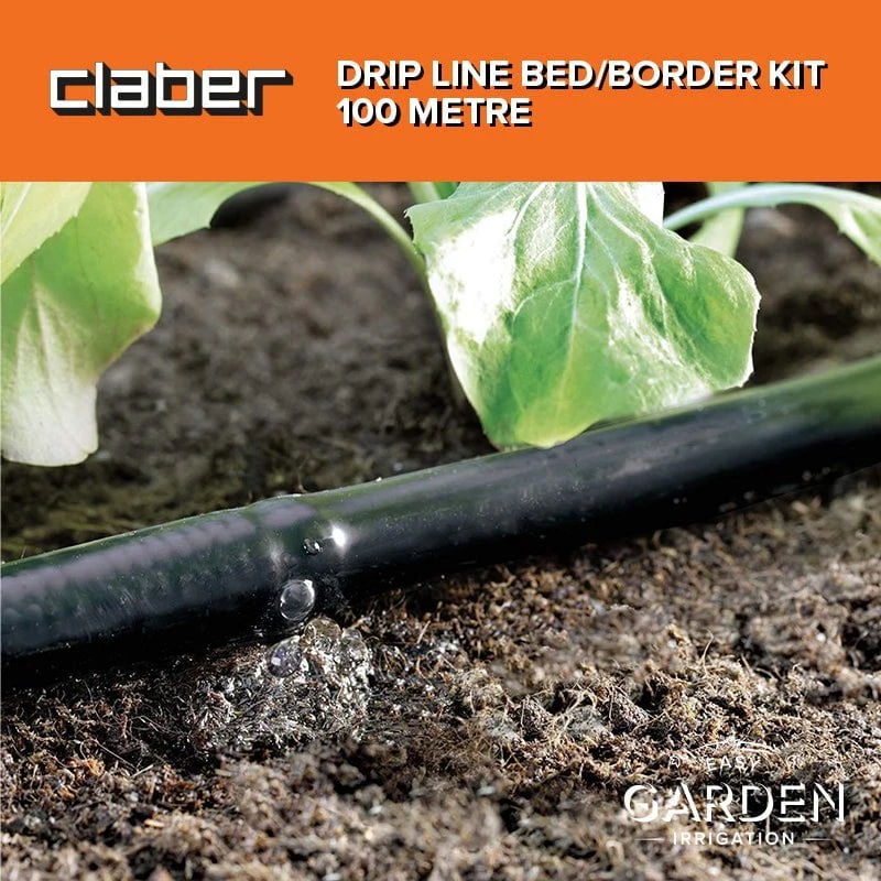 Claber Drip Line Bed/Border Irrigation Kit - 100 Metre 3 Claber Drip Line Bed/Border Irrigation Kit - 100 Metre