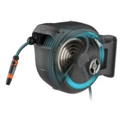 Gardena Wall-Mounted 25m Hose Reel RollUp M/L - 18620 -Silverlines Equipment Store garden hose reels gardena wall mounted 25m hose reel rollup m l 18620 35441063461030
