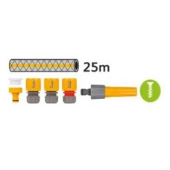 Hozelock Assembled 2 In 1 Hose Reel With 25m Hose - 2431 -Silverlines Equipment Store garden hose reels hozelock assembled 2 in 1 hose reel with 25m hose 2431 34017781711014