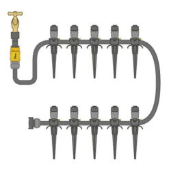 Hozelock Easy Drip Universal Watering Kit - 7023 -Silverlines Equipment Store hozelock easy drip irrigation hozelock easy drip universal watering kit 7023 32636575482022