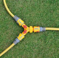 Hozelock Dual Tap Connector - 2256 -Silverlines Equipment Store hozelock hose fittings hozelock dual tap connector 2256 7548057157