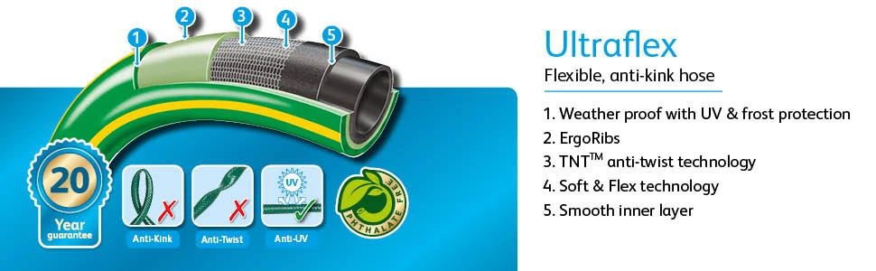 Hozelock Ultraflex 30m Hose - 7730 5 Hozelock Ultraflex 30m Hose - 7730 - Image 3