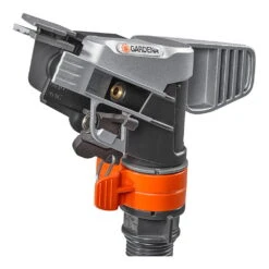 Gardena Premium Impulse Sprinkler On Sled Base - 8135 -Silverlines Equipment Store lawn sprinklers gardena premium impulse sprinkler on sled base 8135 35441644601510